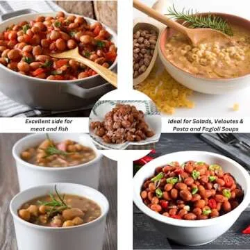 Italian Borlotti Cranberry Beans - 1.1lb Pack of 1