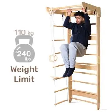 WEDANTA Indoor Climbing Wall for Kids - Ultimate Fun & Fitness