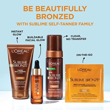 L'Oreal Paris Sublime Bronze Self Tanning Towelettes for Flawless Tan