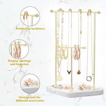 Emibele Jewelry Stand Organizer for All Your Accessories