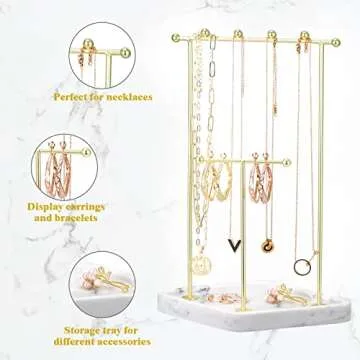 Emibele Jewelry Stand Organizer for All Your Accessories