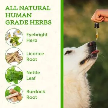 Animal Essentials Seasonal Allergy- Herbal Formula for Dogs & Cats for Occasional Allergy Relief, Sweet Taste, 100% Organic Human Grade Herbs, Veterinarian Recommended Animal Wellness Tonics - 1 Fl Oz