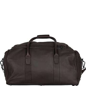 Kenneth Cole Travel Duffel Bag - Colombian Leather, 20"