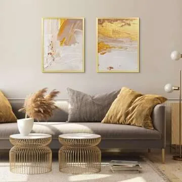 ENJOYBASICS 18x24 Picture Frame, Display Poster 16x20 with Mat or 18 x 24 Without, Wall Gallery Phot...