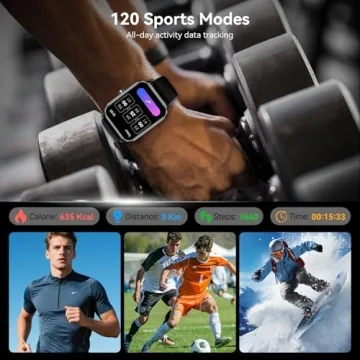 Stylish Smartwatch with 1.83" Touchscreen and 130+ Modes