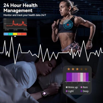 Stylish Smartwatch with 1.83" Touchscreen and 130+ Modes