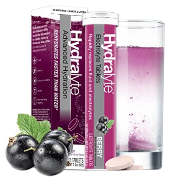 Hydralyte Electrolyte Tablets Fast Hydration Berry Flavor