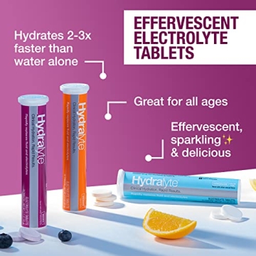 Hydralyte Electrolyte Tablets Fast Hydration Berry Flavor