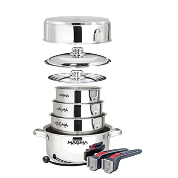 Magma 10-Piece Induction Cookware Set for Efficient Cooking