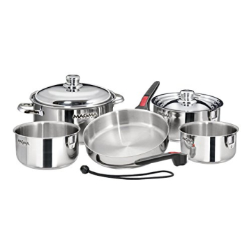 Magma 10-Piece Induction Cookware Set for Efficient Cooking