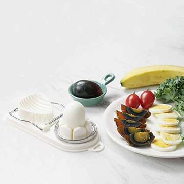 Zeakone Egg Slicer Cutter – 2-in-1 Stainless Steel Kitchen Essential