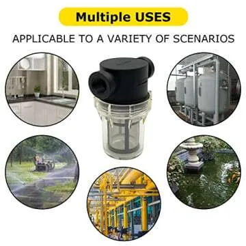 Female NPT In-Line Strainer with 100 Mesh Filter for Clean Water