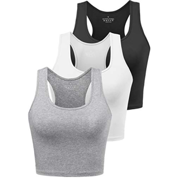 Porvike Crop Top 3-Pack: Stylish Workout Essentials