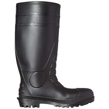 Tingley 31151 Economy SZ12 Kneed Boot for Agriculture, 15-Inch, Black