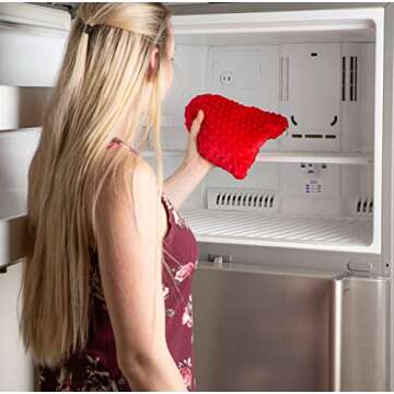 Bucky Heartwarmer Hot & Cold Therapy Pad, Red, Large