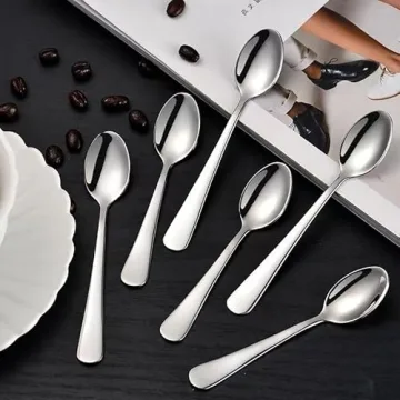 Elegant Demitasse Spoons Set of 12 for Coffee Lovers