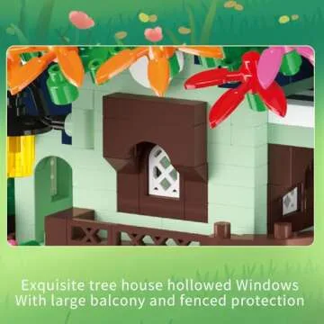MindBox Tree Building Set for Adults - 1528 Pcs Micro Toy
