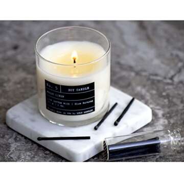 Lulu Candles | Wild Lemongrass | Luxury Scented Soy Jar Candle | Hand Poured in The USA | Highly Sce...