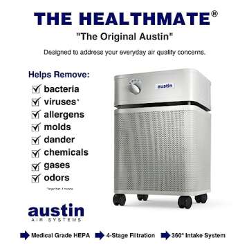 Austin Air HealthMate Standard Air Purifier (B400A1) Sandstone
