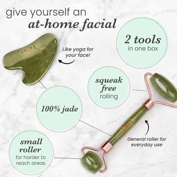 Sdara Jade Roller & Gua Sha Set for Glowing Skin