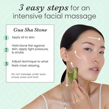 Sdara Jade Roller & Gua Sha Set for Glowing Skin