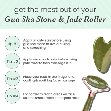 Sdara Jade Roller & Gua Sha Set for Glowing Skin
