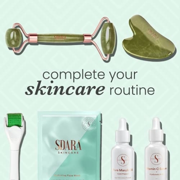 Sdara Jade Roller & Gua Sha Set for Glowing Skin