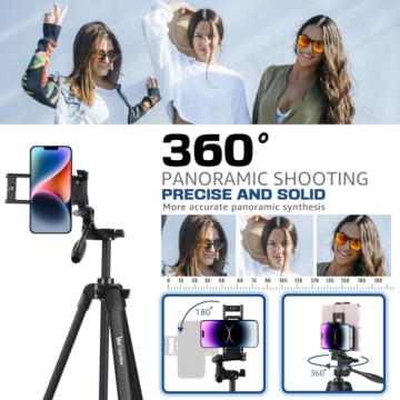 Lusweimi 72-Inch Tripod for Phone and Tablet Photography