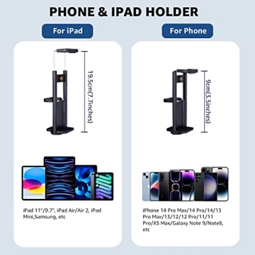 Lusweimi 72-Inch Tripod for Phone and Tablet Photography