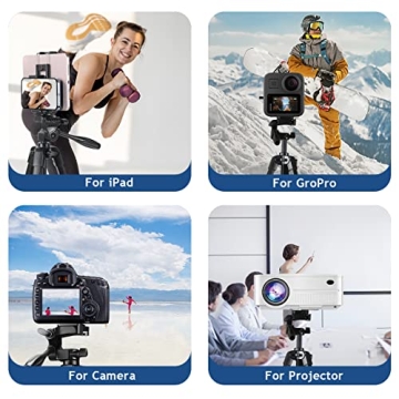 Lusweimi 72-Inch Tripod for Phone and Tablet Photography