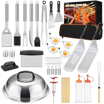136 PCS Griddle Accessories Kit for Blackstone Camp Chef BBQ,Flat Top Grill Accessories with Basting...