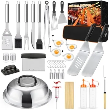 136 PCS Griddle Accessories Kit for Blackstone Camp Chef BBQ,Flat Top Grill Accessories with Basting...