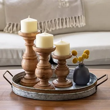 Stonebriar Metal Decorative Serving Tray for Home Decor