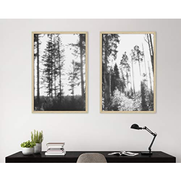 MCS Studio Gallery 27x40 Poster Frame Natural Woodgrain