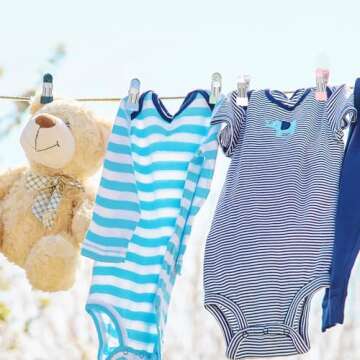 Clothes Pins Heavy Duty 30 Pack, 2.17 Inch Metal Chip Clips, Clothespins for Photo Drying Clothesline Laundry Sock, Bag Clips for Food Kitchen Stainless Steel with Rubber, 6 Colors