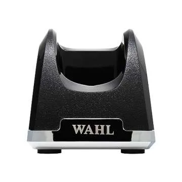Wahl Professional - Cordless Designer Clipper #8591-90 Minute Run Time - Includes Weighted Cordless Clipper Charging Stand #3801 - for Professional Barbers and Stylists