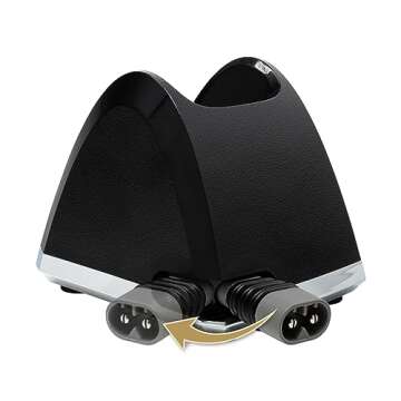 Wahl Professional - Cordless Designer Clipper #8591-90 Minute Run Time - Includes Weighted Cordless Clipper Charging Stand #3801 - for Professional Barbers and Stylists