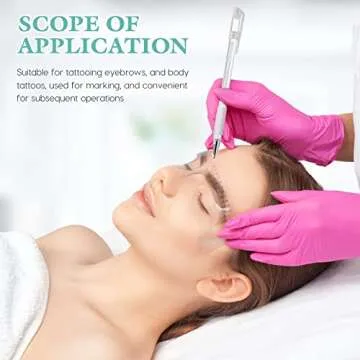 Pen Eyebrow Mapping Pen Stencil Pen Long Lasting Makeup Eye Brow Lips Liners White