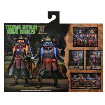 NECA TMNT Leonardo & Michelangelo 1:7 Scale Action Figures