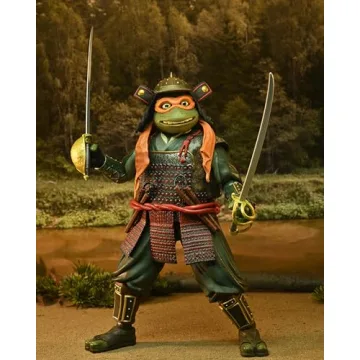 NECA TMNT Leonardo & Michelangelo 1:7 Scale Action Figures