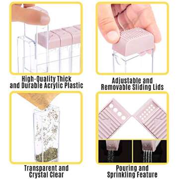 Salt and Pepper Shakers Jars for All Your Spices