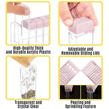 Salt and Pepper Shakers Jars for All Your Spices