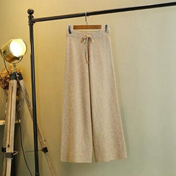 Flyinskyfun Women's Cashmere Pants Loungewear in Khaki