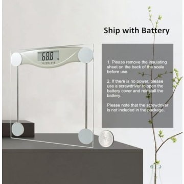 Stylish Digital Bathroom Scale for High Accuracy Weighing