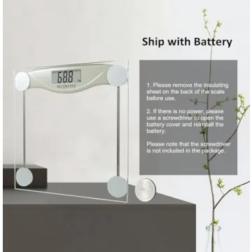 Stylish Digital Bathroom Scale for High Accuracy Weighing