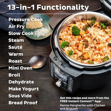 Instant Pot Duo Crisp Ultimate 13-in-1 Air Fryer Pressure Cooker