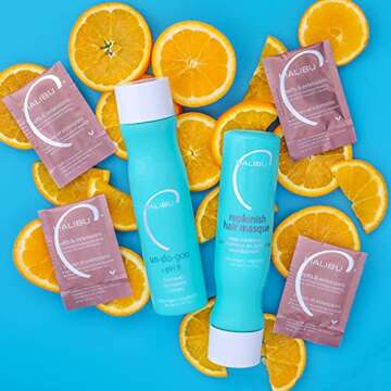 Malibu C Wefts & Extensions Wellness Hair Collection - Hair Care for Extensions & Wefts Maintenance - Reduces Hair Breakage for Natural Looking Extension Connections