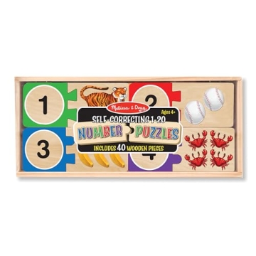 Melissa & Doug Educational Self-Correcting Number Puzzles