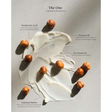 Gente Beauty The One Body Butter Intense Moisturizer with Cupuaçu, Hyaluronic Acid & Pracaxi Oil for Deep Hydration & Smooth Skin– 8.4 fl oz