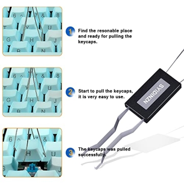 Durable Stainless Steel Keycap Puller for Easy Keyboard Maintenance